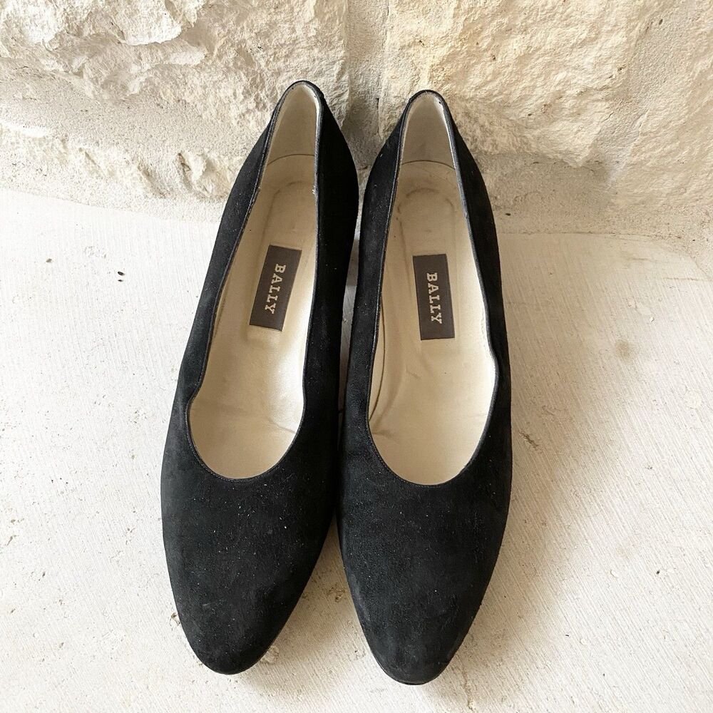 Bally Glow Vintage Heels - Women's Size 8N  - Leather Suede - Italy‎ - Career